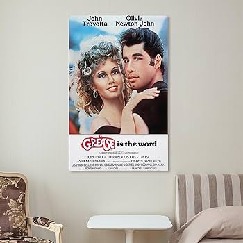 Amazon.co.jp: Grease1979年映画グリース映画ポスタージョン